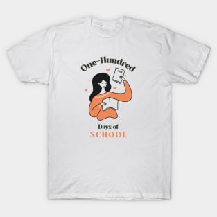 100 Days of School Teacher Student T-Shirt